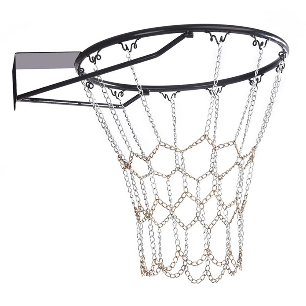 Basketball Net Outdoor Galvanized Steel Training Durable Hoop Goal Universal Heavy Duty Indoor Games Chain Standard Sports