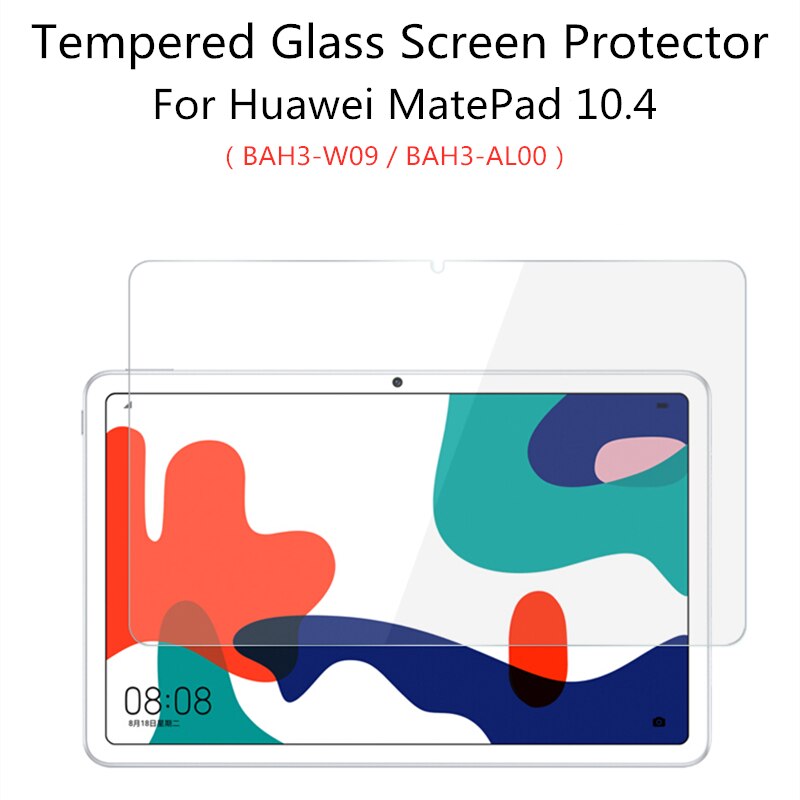 9H HD Tempered Glass Screen Protector For Huawei MatePad 10.4 11 Tablet Protective Film For Huawei MatePad Pro 10.8: For MatePad 10.4