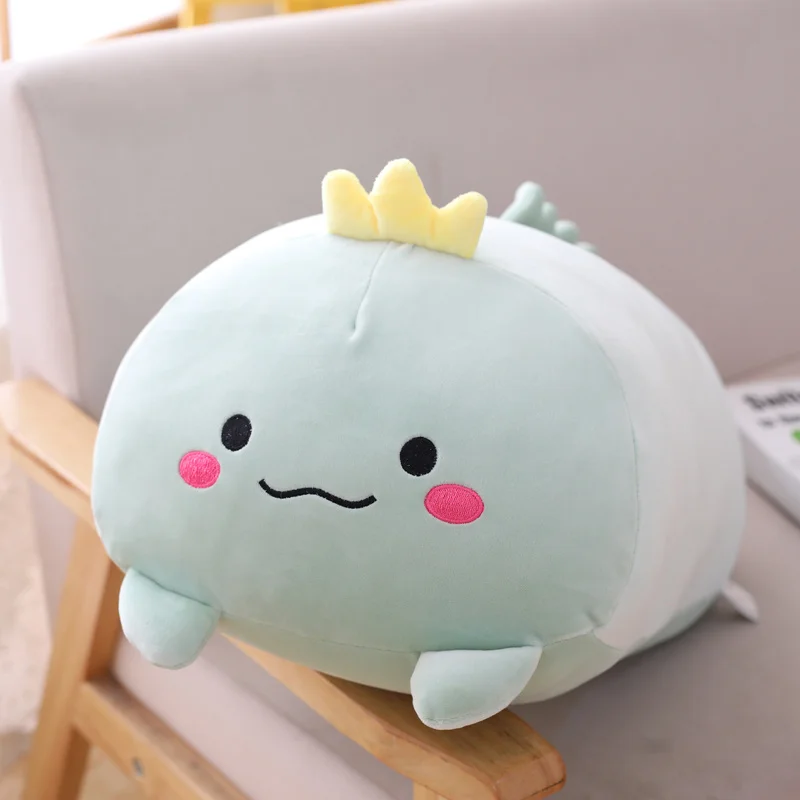 Oreiller d&#39;angle Bio Totoro 90cm, mignon, dessin animé japonais Sumikko Gurashi, animaux en peluche, de saint-valentin pour bébés filles: dinosaur / 22-28cm