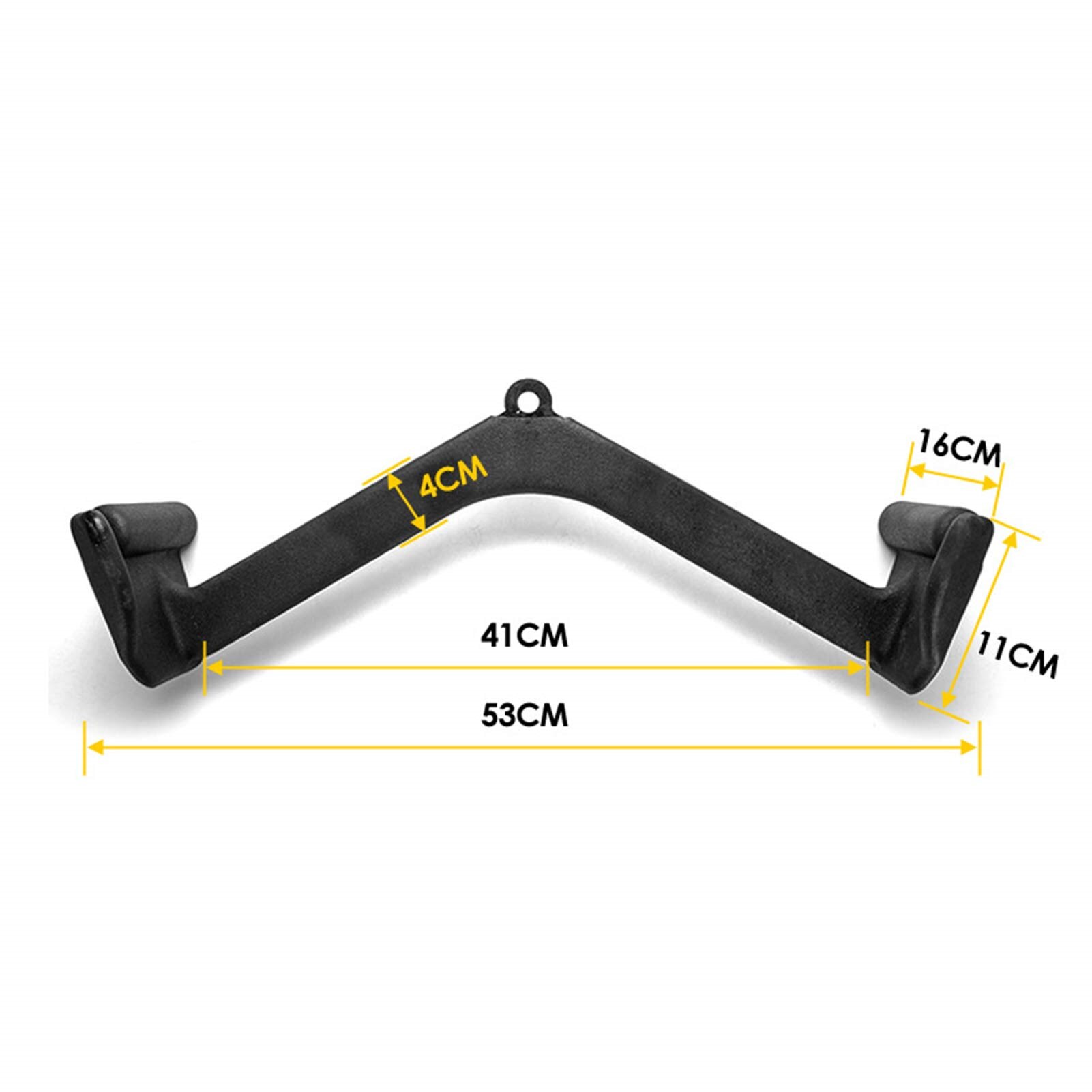High Pull Down Handle Back Muscle Training Pull Handle Fitness Equipment Handle Durable Non-slip Fitness Accessory