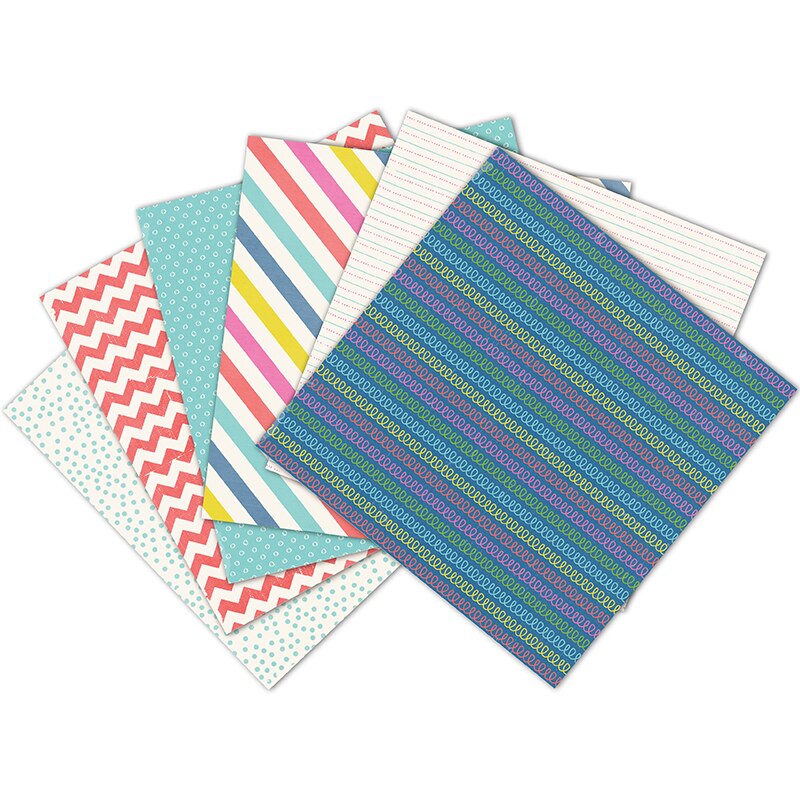 KLJUYP 12 Sheets Spring Blossoms Scrapbooking Pads Paper Origami Art Background Paper Card Making DIY Scrapbook Paper Craft