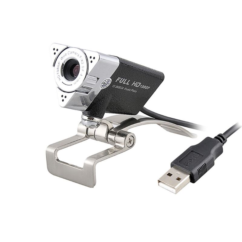 Usb Manual Focus Webcam 1080P Web Computer Usb Camera Met Microfoon Voor Video Bellen Opname Conferencing 2.0 Megapixel L74A: Default Title