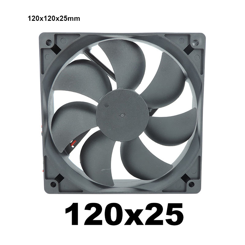 4010 12025 8010 30mm dc 5V 12V 24V Ventola di raffreddamento Motore Brushless Astuccio Silenzioso 40MM 50MM 60MM 70MM 80MM 90MM 120MM per stampa 3D 2spillo