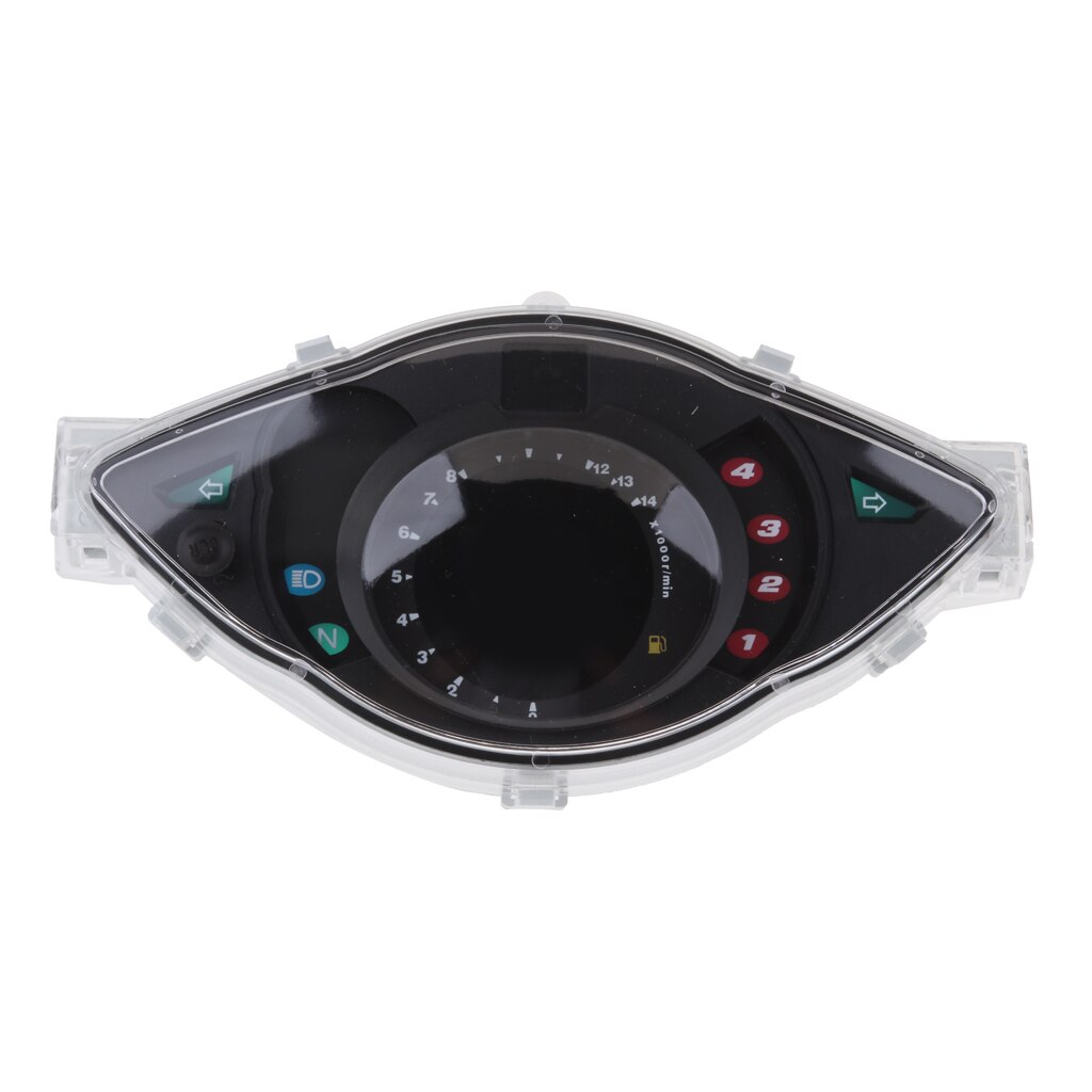 Motorfiets Digitale Motor Tach Urenteller Toerenteller Gauge Inductieve Display Voor Motorfiets Motor Marine Dc 12V Batterij