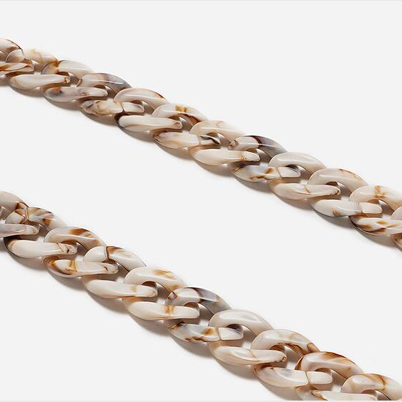 Luipaard Acryl Zonnebril Chain Chic Womens Anti Slip Leesbril Eyewears Cord Holder Neck Strap Lanyard 68 Cm