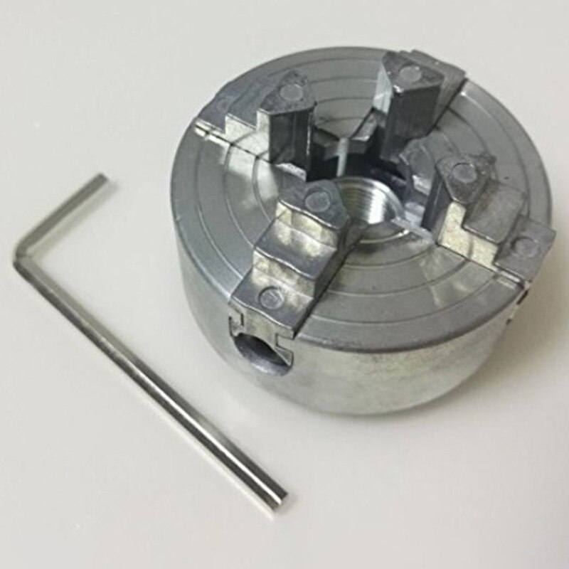 Produktbild von Drechsel-Spannfutter Z011A – 4-Backen Aus Zinklegierung, Für Mini-Metalldrehmaschinen