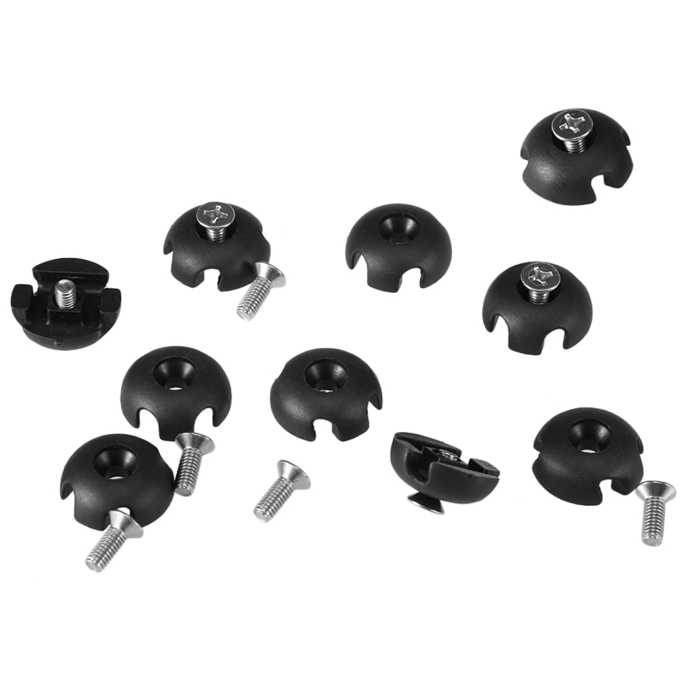 10pcs Deck Line Guide Slotted Round Out Fitting Accessories Line Clip for Kayak Canoe Boat