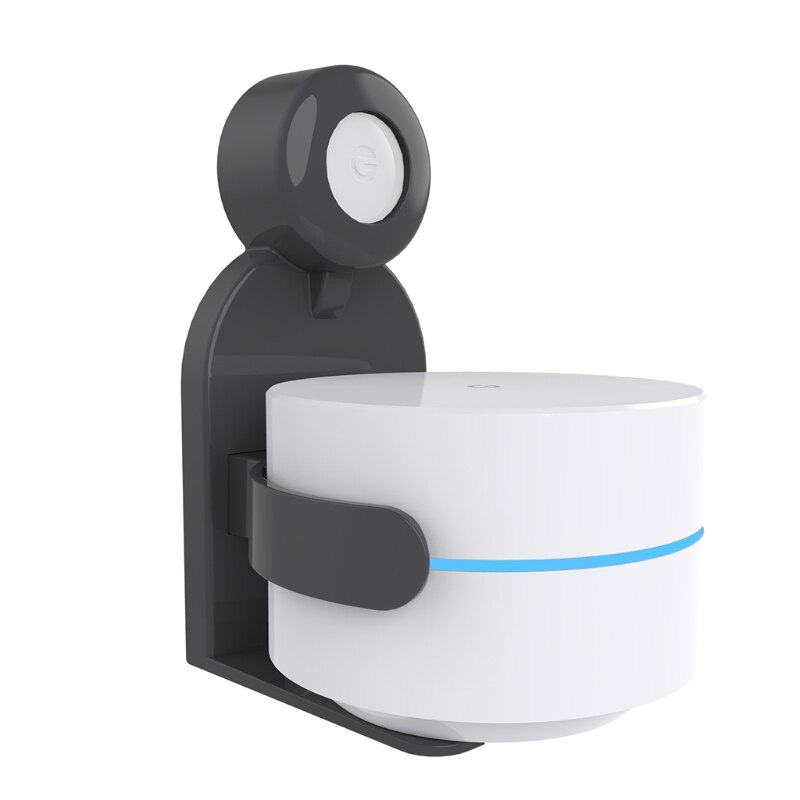 Wall Mount for -Google WiFi Accessories for -Google Mesh WiFi System and -Google WiFi Router Without Messy Wires: Black