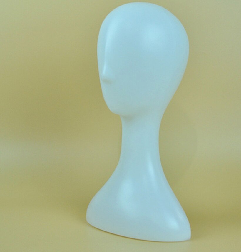 1pc vrouwelijke mannequins, mannequin, abstract hoofd, hoeden, pruik, mal, showstandaard, wit model