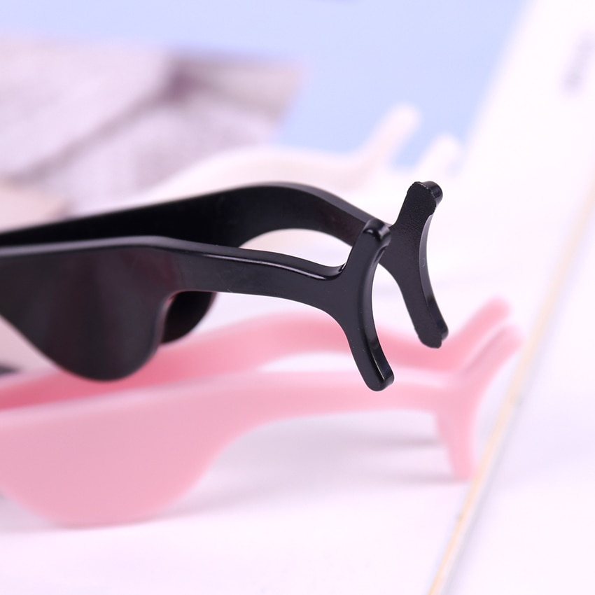1PC Falsche Wimpern Pinzette Falsche Wimpern Applikator Wimpern Verlängerung Curler Zange Hilfs Klemme machen-hoch Zange Werkzeuge