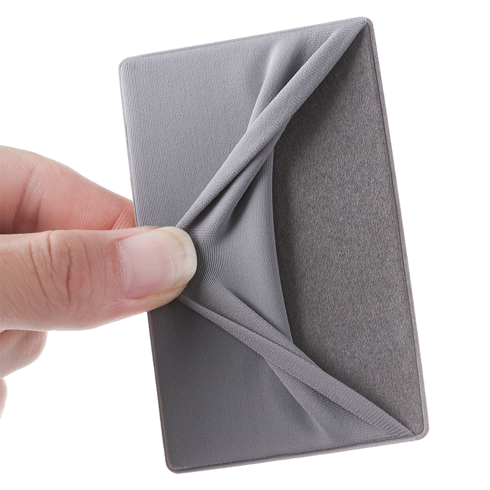 Elástico elástico adhesivo teléfono celular ID titular de la tarjeta de crédito mujeres hombres pegatina bolsillo cartera funda tarjetero para Teléfono Celular