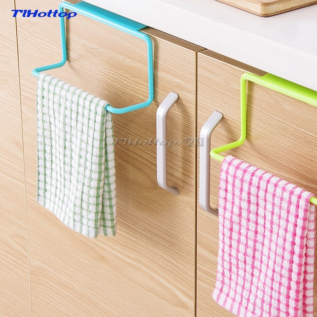 Svamp skab køkken hængende håndklædeholder kabinet badeværelse arrangør opbevaringsstativ