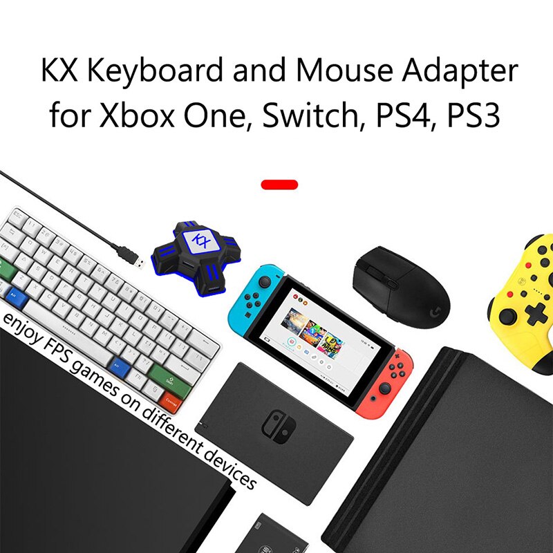 Accessoires de jeu clavier souris adaptateur manette contrôleur convertisseur pour PS4 PS3 Xbox One Nintendo Switch FPS