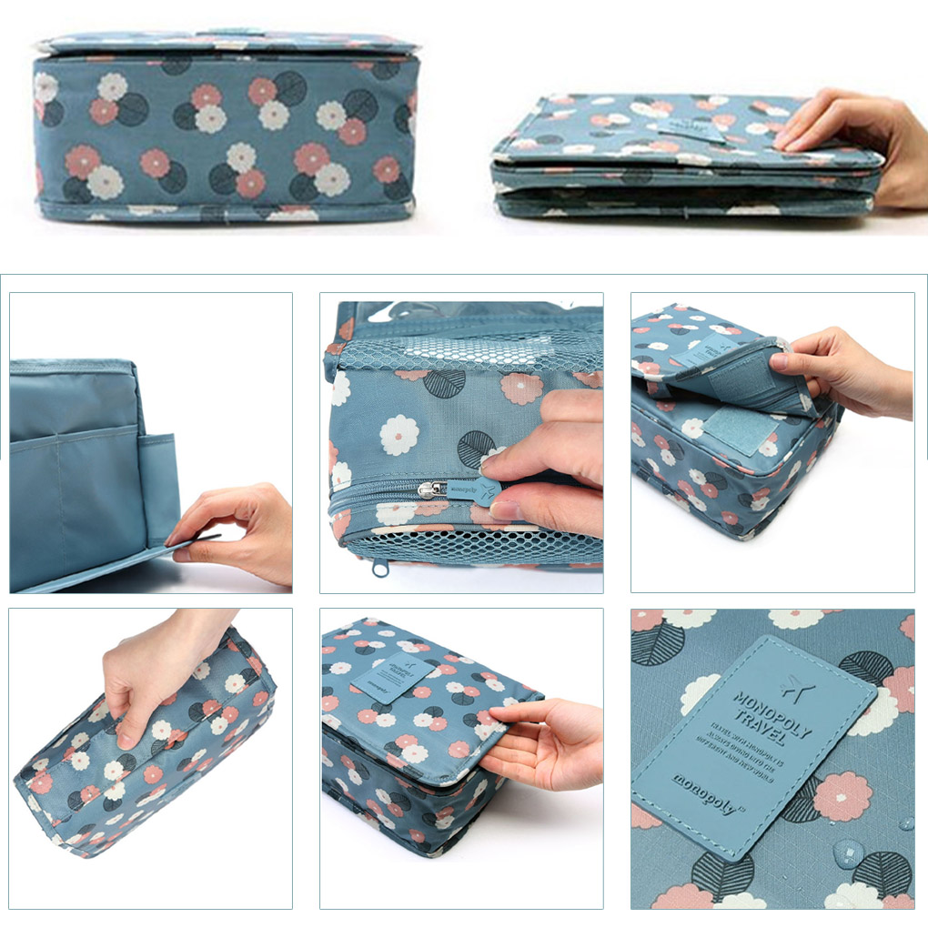 Portable Travel Storage Bag Cosmetic Organizer Cloth Underwear Toiletry Bag Organizer Suitcase Makeup Organizer Wash Storage Bag