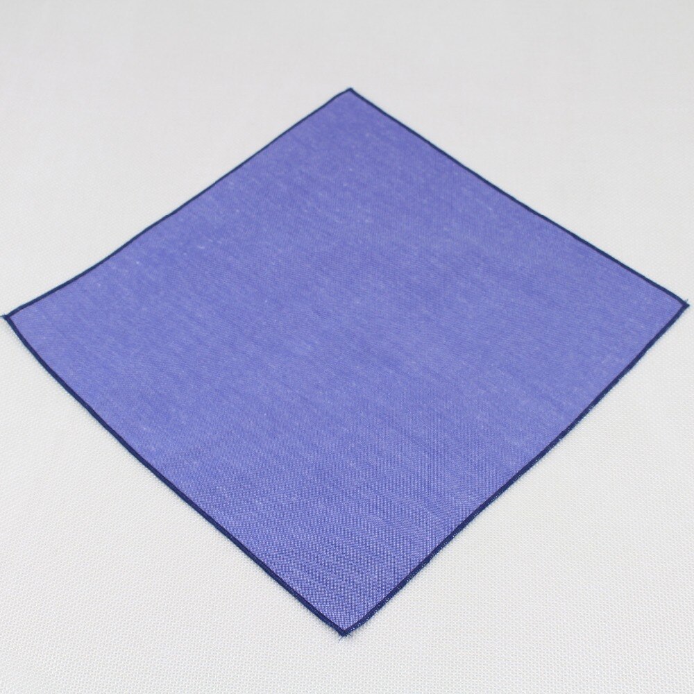 Handkerchief Scarves Vintage Like Linen Hankies Men's Pocket Square Handkerchiefs Solid Color23*23cm