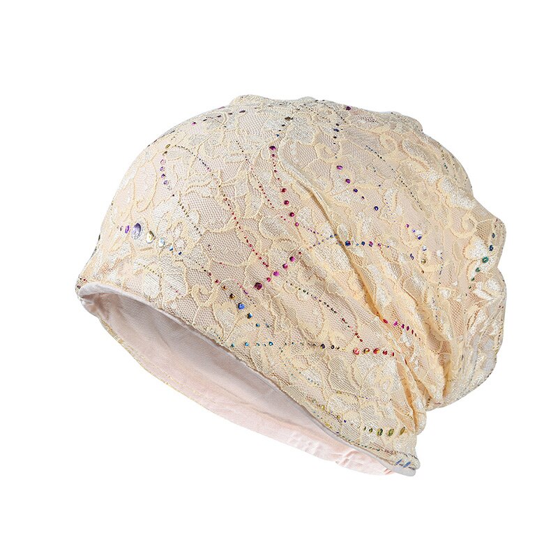 Summer Hats For Women Men Thin Breathable Turban Hat Male Female Flower Pattern Beanie Hip Hop Bone Gorro Ponytail Hat