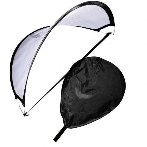 Red de portería plegable para niño, juguete interactivo para entrenamiento al aire libre, para fútbol, chico s: Negro