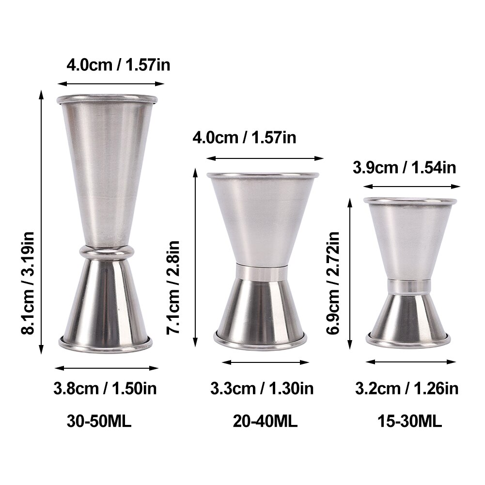 Cocktail Bar Jigger Edelstahl Japanischen Jigger Doppel Geist Messbecher Für Heimat Bar Partei Bar Zubehör Verein