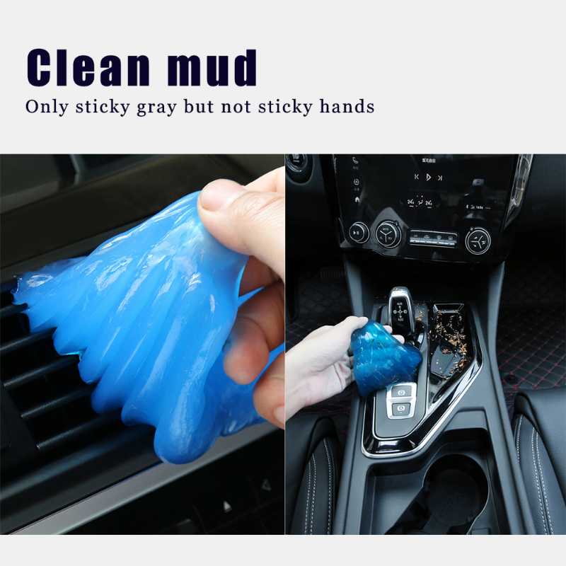 Car Cleaner Gel Slime for Cleaning Machine Auto Vent Magic Dust Remover Glue Computer Keyboard Dirt Cleaner Car Wash Interior