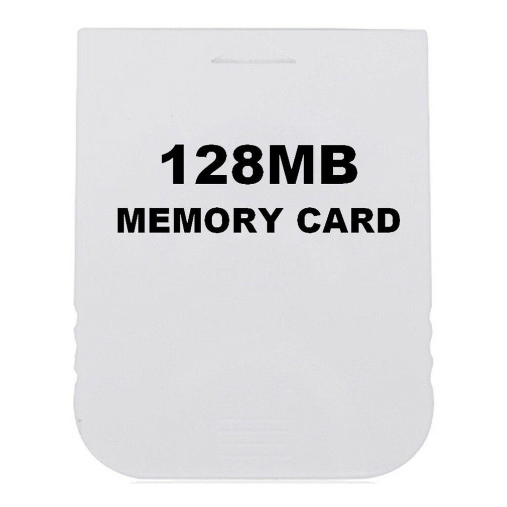 Práctica tarjeta de memoria para Nintendo Wii Gamecube GC, nueva tarjeta de memoria blanca para consola Wii, fácil de usar: 128MB