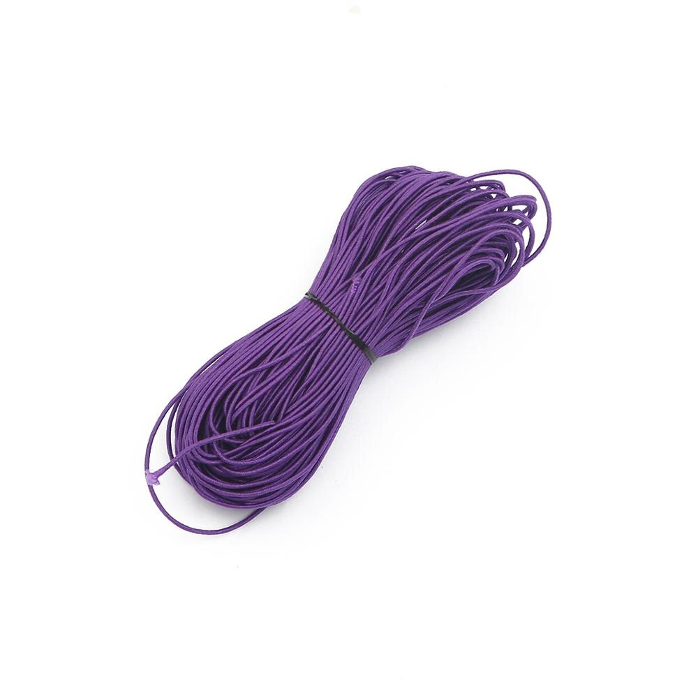 25meter 1mm Bunte Friesen Elastische Stretch Cord Perlen Gewinde String Gurt Seil Für Diy Armband Schmuck Machen Zubehör: Purple