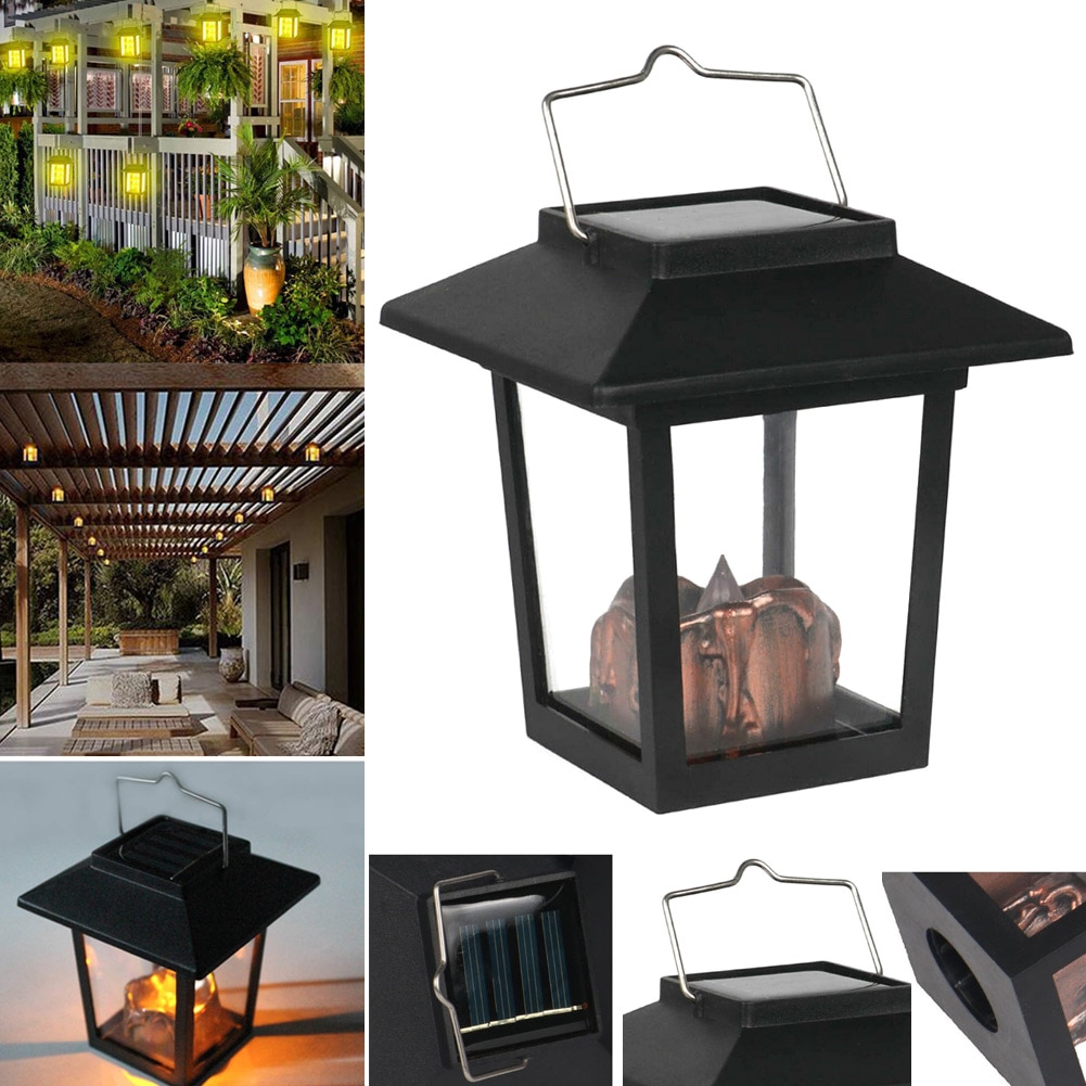 Solar Power Led Opknoping Wind Lamp Vintage Lantaarns Paleis Licht Decoratie Voor Tuin Qjs Winkel