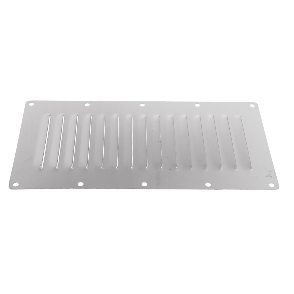Båt jalusiventil rostfritt stål polerad ventilator 228*127mm marina biltillbehör
