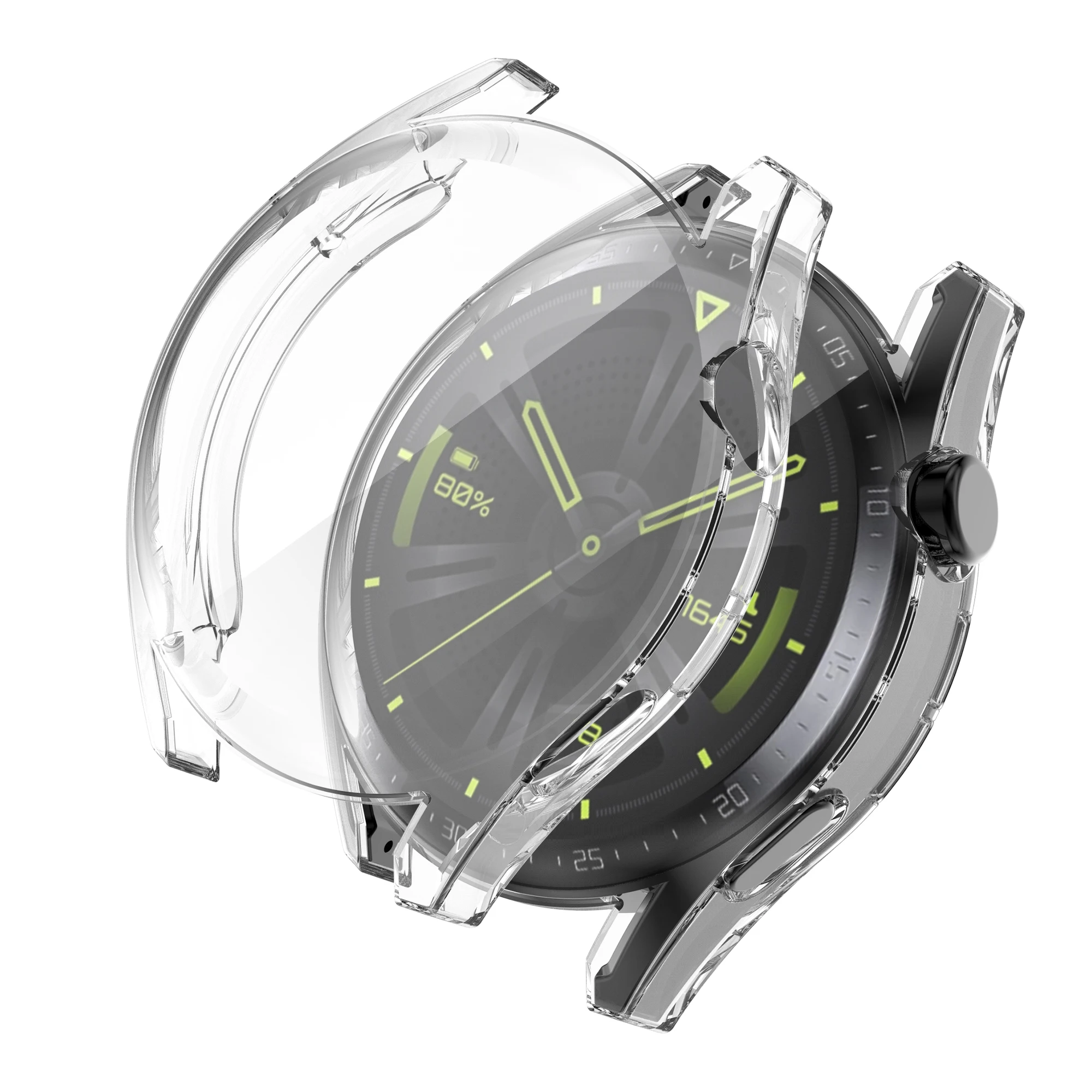 Funda protectora suave para Huawei Watch GT3, Protector de pantalla de 46mm y 42mm, carcasa chapada en silicona para Huawei Watch GT 3/4 41mm