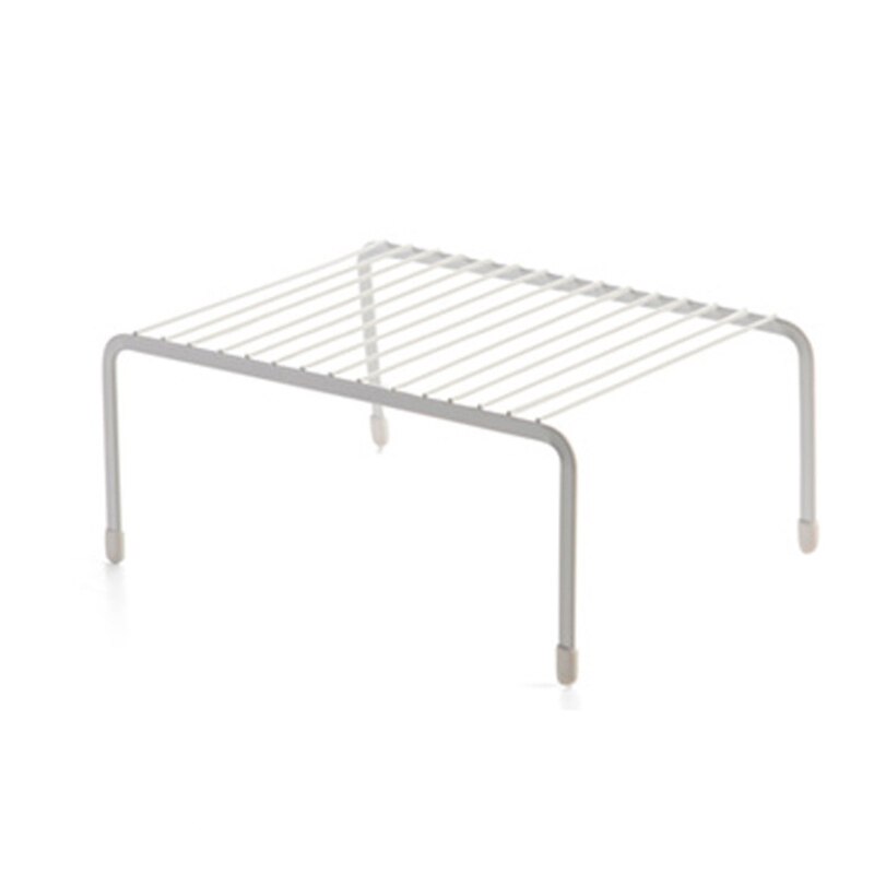Home Closet Organizer Storage Shelf for Kitchen Rack Space Saving Shelf Kitchen Organizer Wardrobe Shoe Organizers Saving Space: S white