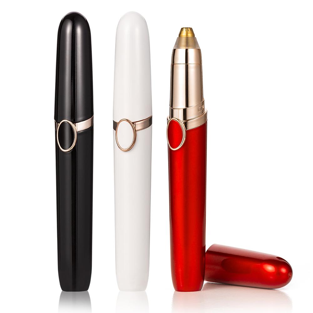 Recortador eléctrico de cejas, miniafeitadora de maquillaje para cejas indolora, portátil, utensilio para eliminar el vello Facial, 1 unidad