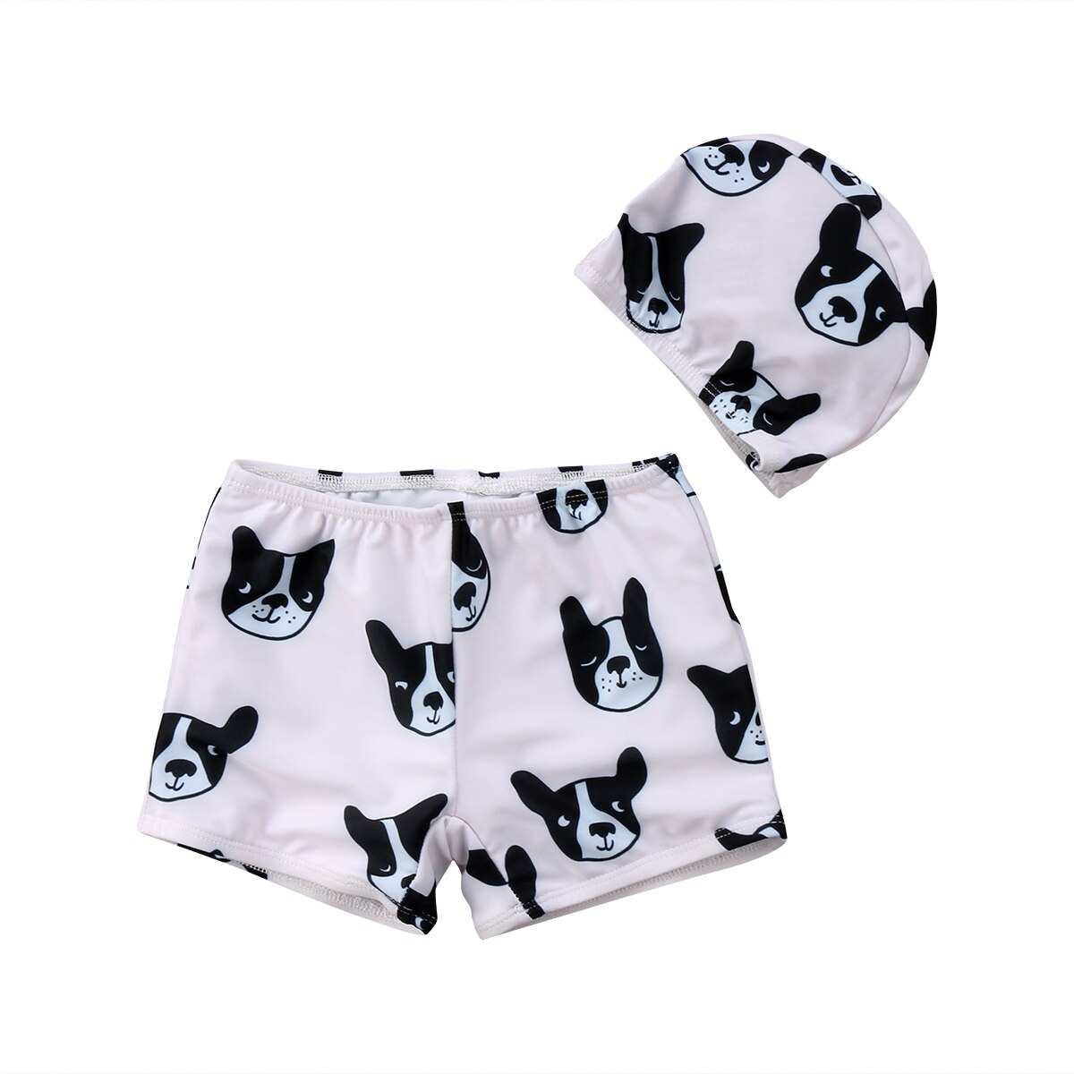 Meihuida sommer børn baby drenge badedragt badetøj bulldog print svømning badeshorts badetøj strandtøj: 3 to 4t