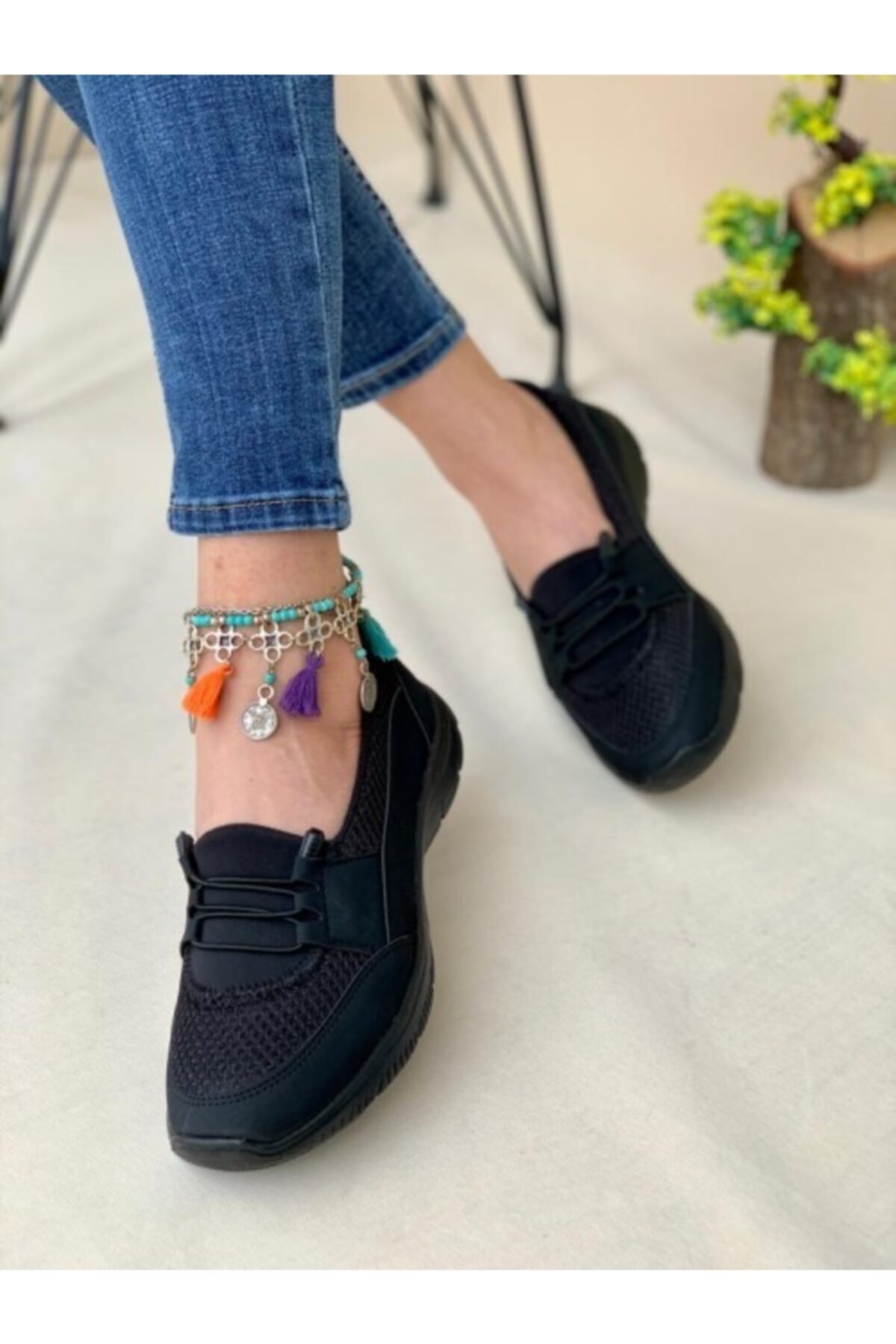 SGE SHOES Women Black Orthopedic Daily SHOES comfortable model full mold