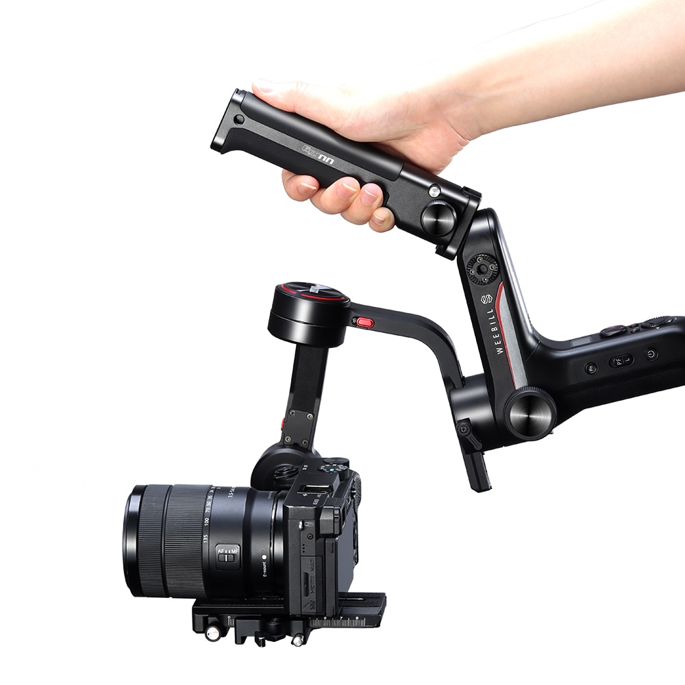 UURig DH14 Zhiyun Weebill-S Top Handle Gimbal Top Handle Extend Cold Shoe 1/4 Screw for DSLR Monitor Gimbal Accessories