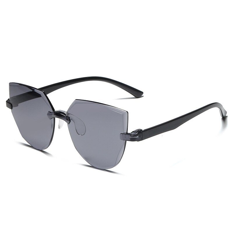 Driver Goggles Vintage Mirrored Rimless Cat Eyes F... – Vicedeal