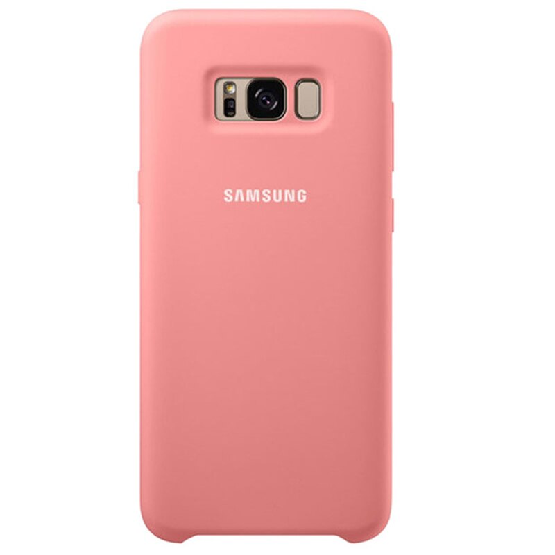 Original Samsung Galaxy S10 Plus Liquid Silicone Case Silky Soft-Touch Back Protective Cover For Samsung galaxy S10+ S10E: For S 10 / Pink