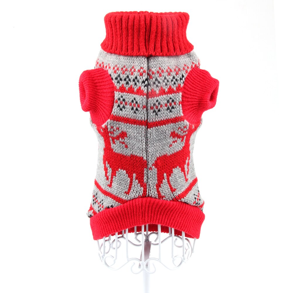 Śliczne łoś placki odzież z dzianiny placki boże narodzenie jelenie swetry ciepłe oddychające ubrania dla psów grubsze zimowe sweter dla psów