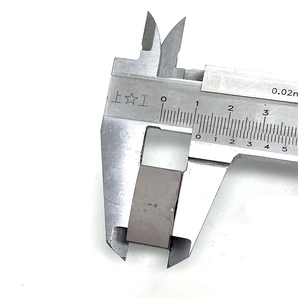 YG8 Wire Cut Tungsten Carbide Conductive Block 22.5*9.6*11.8*6mm Power Feed Contact for EDM Wire Cutting Machine