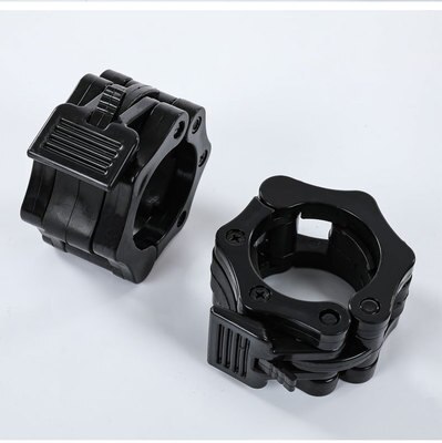 1 Pair Olympic 2" Spinlock Collars Barbell Collar Lock Dumbell Clips Clamp Weight lifting Bar Gym Dumbbell Fitness Body Building: black 25mm