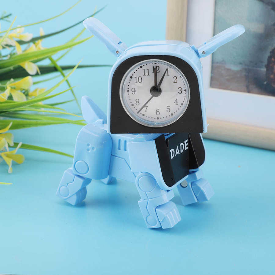 Leuke Cartoon Misvormde Hond Klok Wake Up Wekkers Timer Digitale Klok
