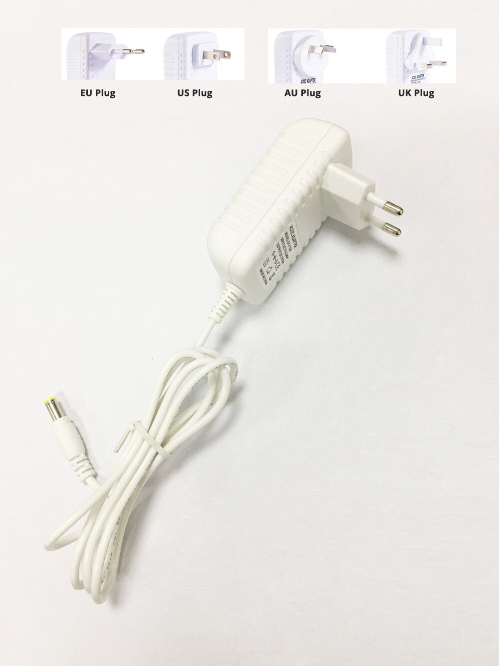 Adapter Power Supply Transformer 12V 1A 2A 3A White Body: 12V 2A / UK Plug