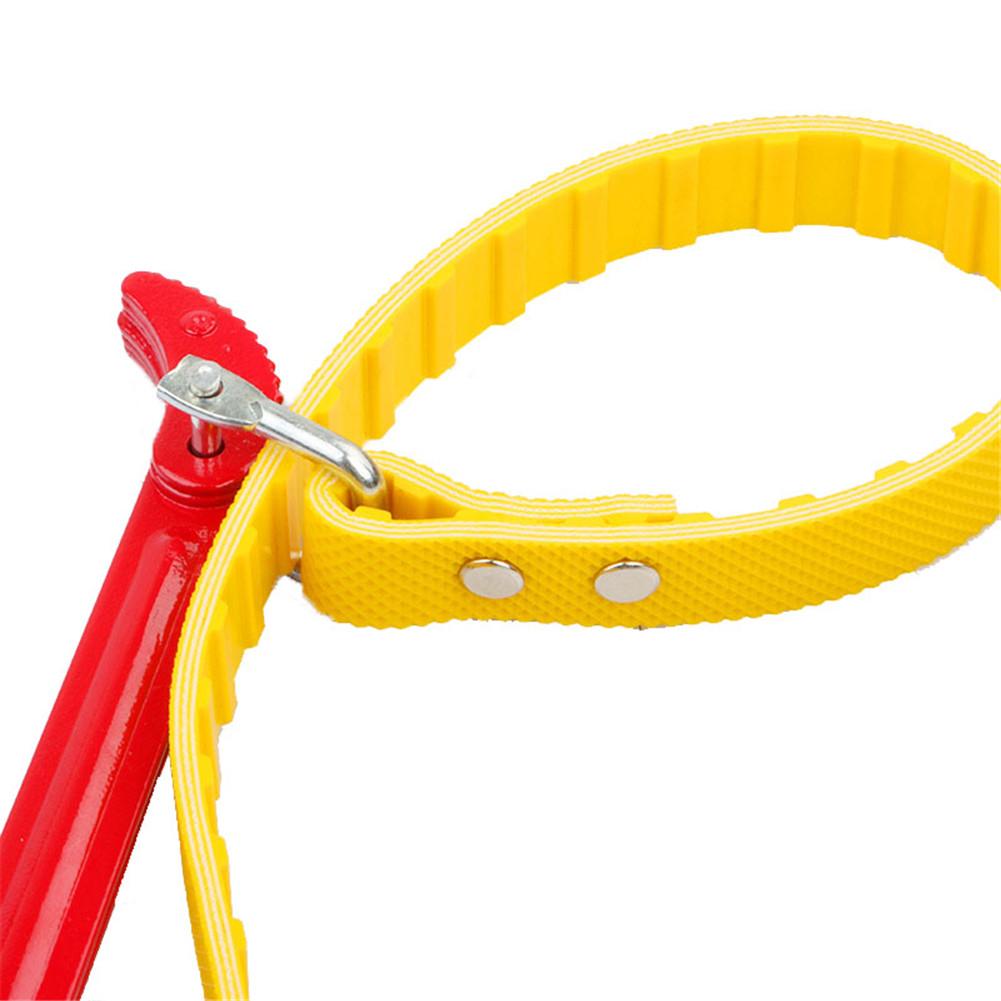 8 Inch Belt Wrench Oil Filter Strap Spanner Chain Oil Filter Cartridge Disassembly Removal Hand Tool