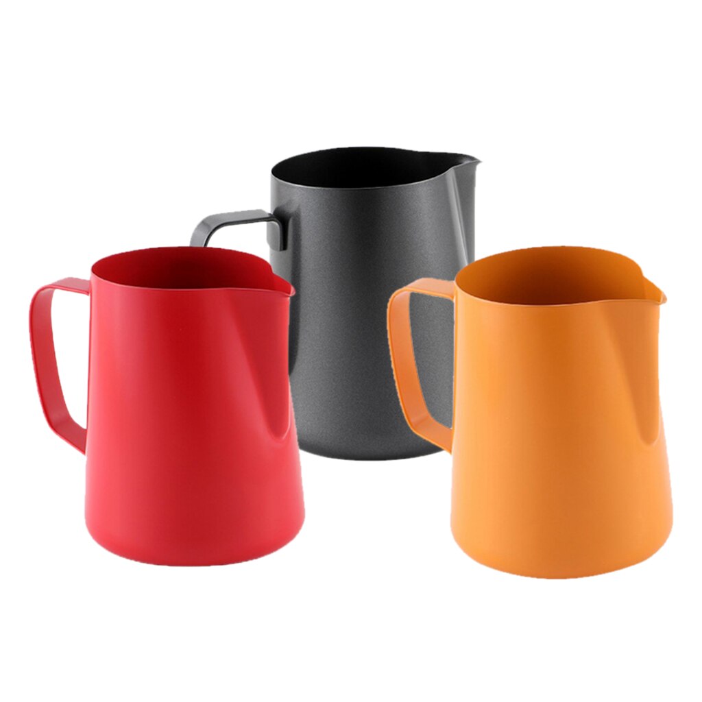 Latte Art Melk Opschuimen Pitcher Melk Chocolade Melk Espresso Jug 400Ml/13Oz