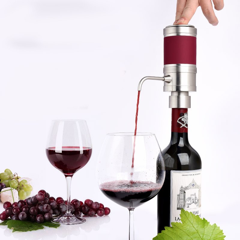 Bedste vin hælder elektrisk rødvin karaffel homebrew pumpe stil cider apparat vin aerator vin tilbehør