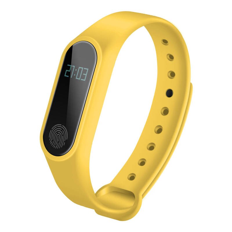 Smart armbånd  m2 pulsarmbånd vanntett sport fitness band trinntelling melding smart loop  du55