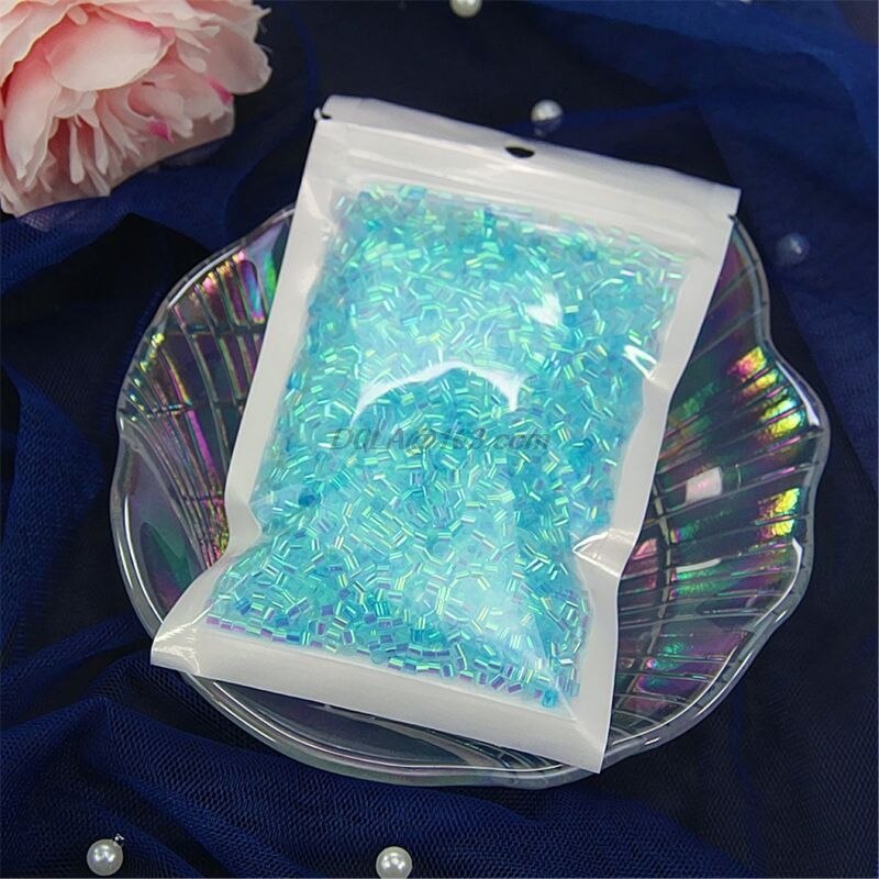 Bolas de Slime Sound Sprinkles para masa viscosa, suministros de masa viscosa, accesorios de colgantes para lodo esponjoso, arcilla, 10g por paquete: Azul
