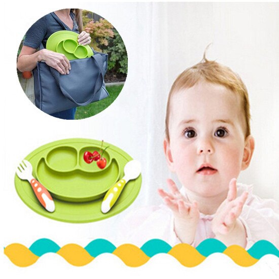 Siliconen hittebestendige placemat mini mat kinderen eetblad kom schaaltjes