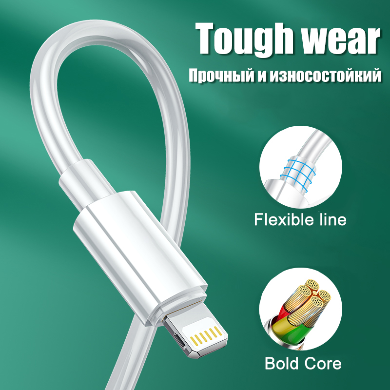 PD 20W – câble USB type-c pour recharge rapide et synchronisation de données, compatible avec iOS, iPhone 13/12/11/Pro/Max