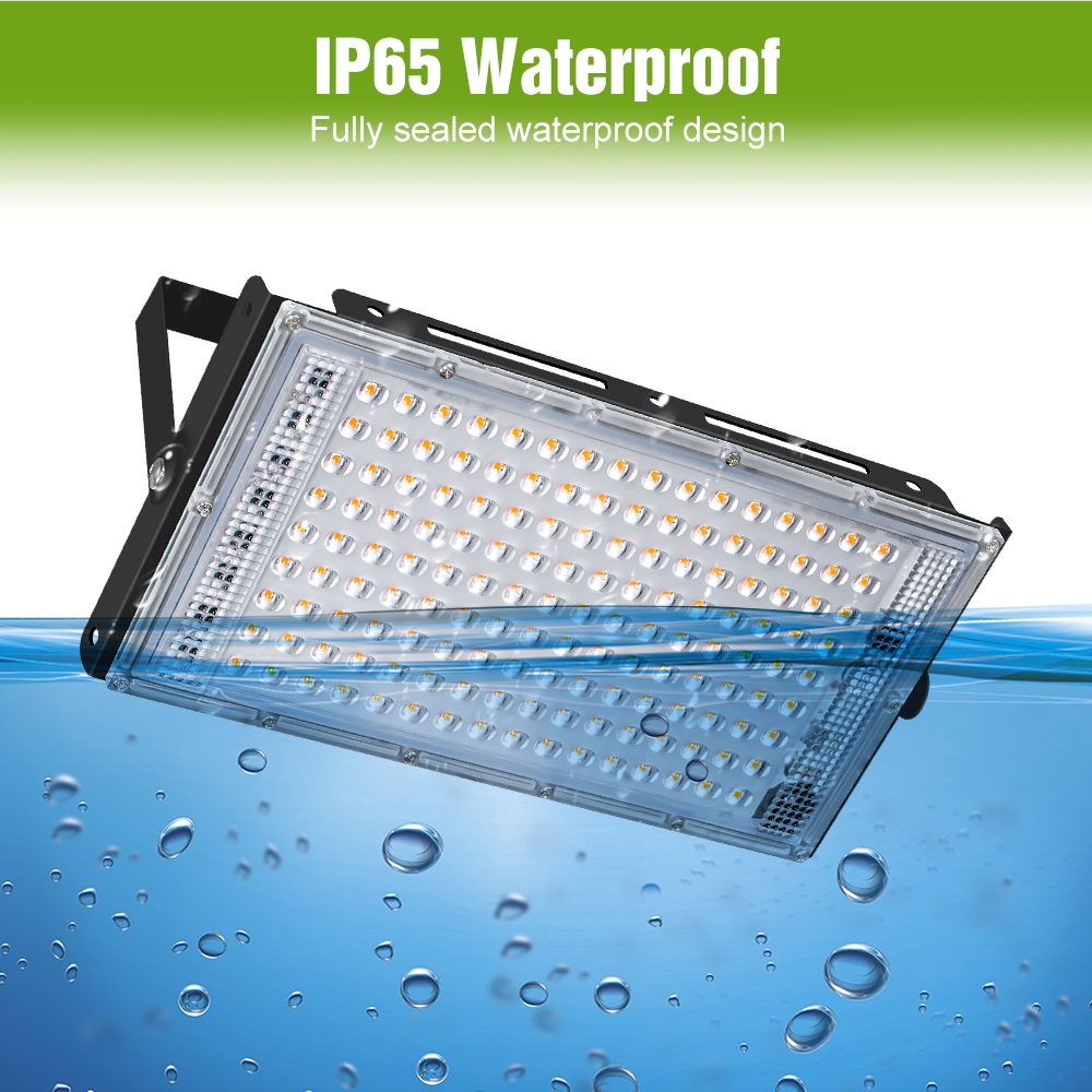 LED-Wachstumslicht, volles Spektrum, Gewächshauszelt, Wachstumsbox, Blumensamen, Gemüse, Hydrokultur-Anbau, Pflanzenlampe, 25 W, 50 W, 100 W, 200 W