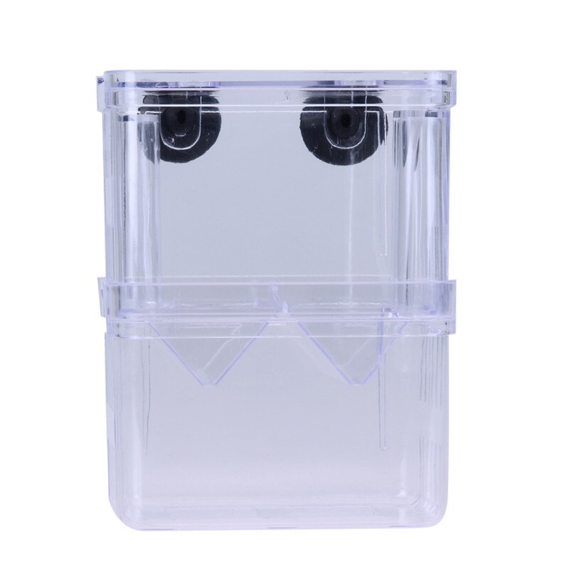 S/L Acrylic Fish Breeding Box Aquarium Breeder Box Double Guppies Hatching Incubator Isolation Pet Supplies Aquarium Accessories: S