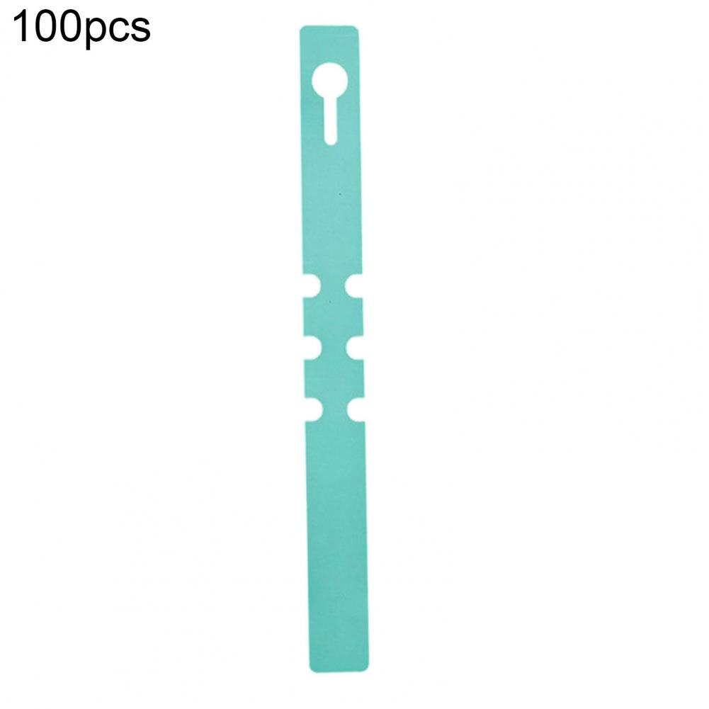 100PCS Reusable Waterproof PVC Plant Garden Markers for Yard: Green